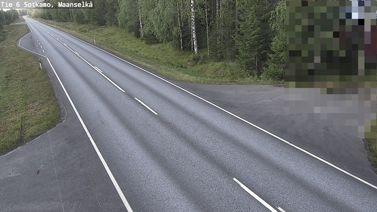 Kelikamerat Kuva Tie 6 Sotkamo, Maanselkä, Sotkamo, Kainuu