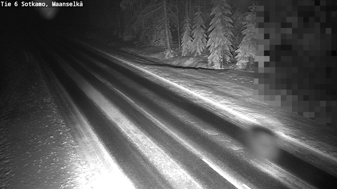 Weather Camera Image Väg 6 Sotkamo, Maanselkä, Sotkamo, Kainuu