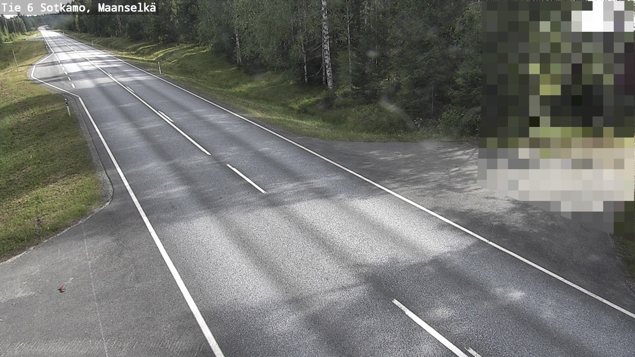 Kelikamerat Kuva Tie 6 Sotkamo, Maanselkä, Sotkamo, Kainuu