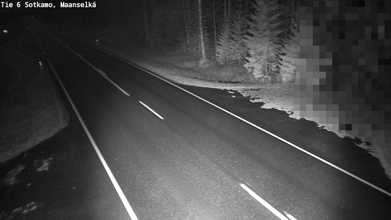 Kelikamerat Kuva Tie 6 Sotkamo, Maanselkä, Sotkamo, Kainuu