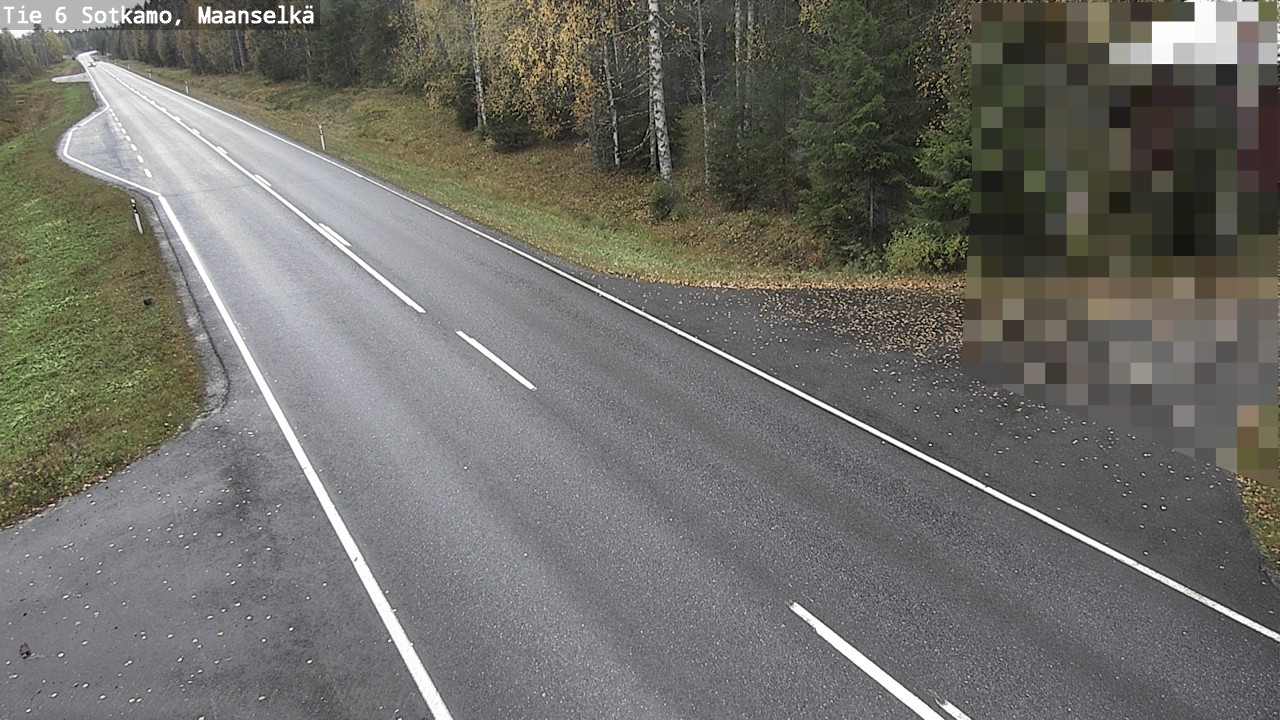 Kelikamerat Kuva Tie 6 Sotkamo, Maanselkä, Sotkamo, Kainuu