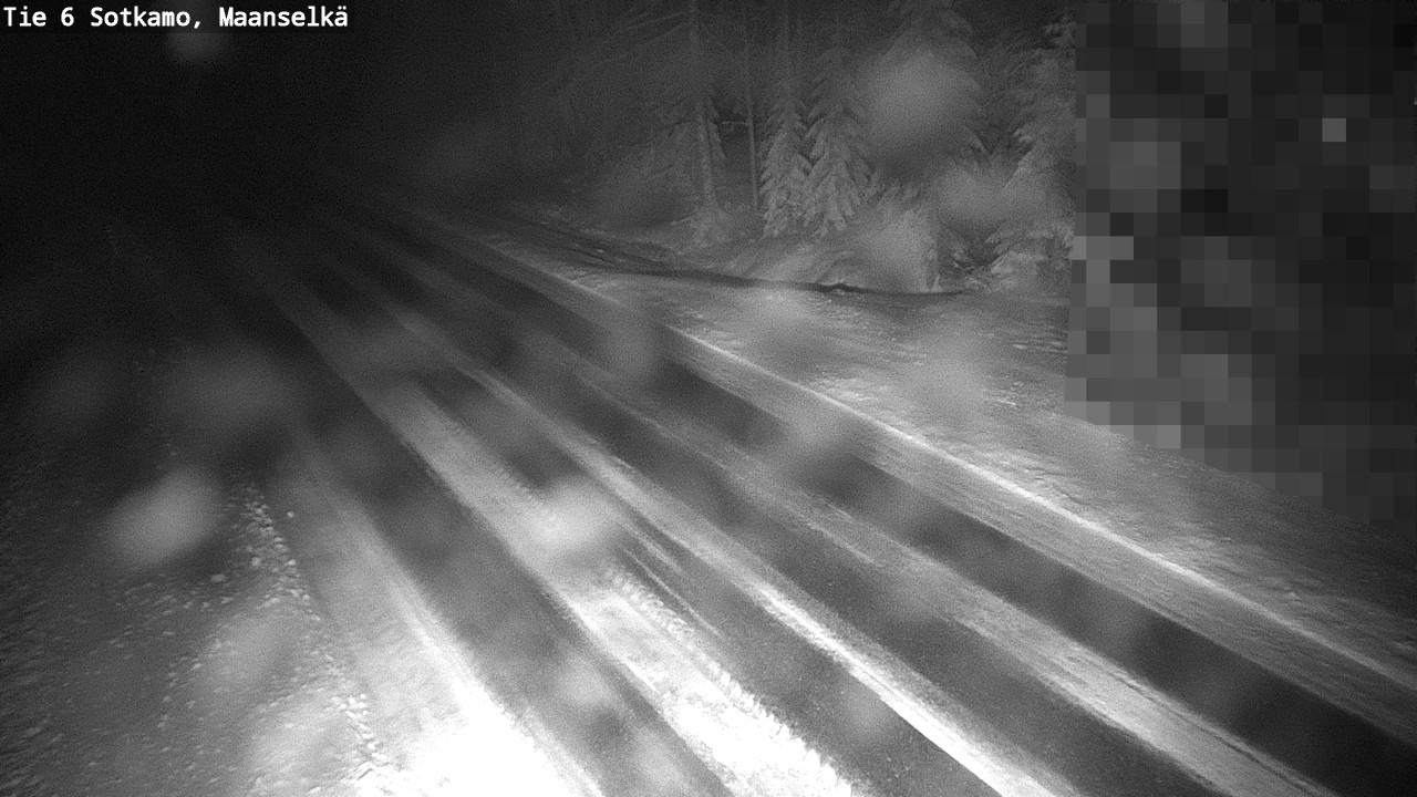 Weather Camera Image Väg 6 Sotkamo, Maanselkä, Sotkamo, Kainuu