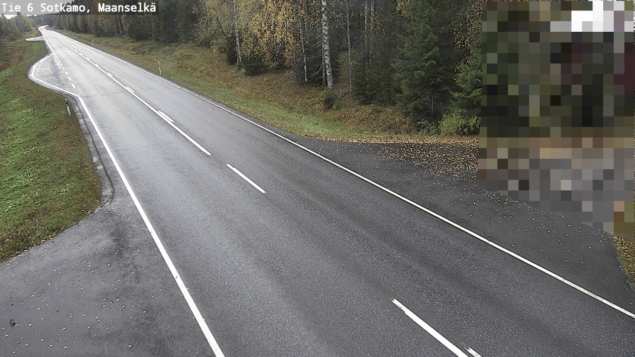 Kelikamerat Kuva Tie 6 Sotkamo, Maanselkä, Sotkamo, Kainuu