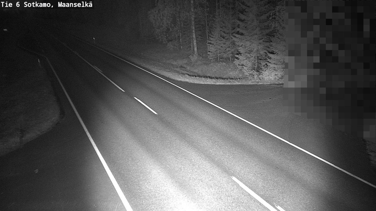 Kelikamerat Kuva Tie 6 Sotkamo, Maanselkä, Sotkamo, Kainuu