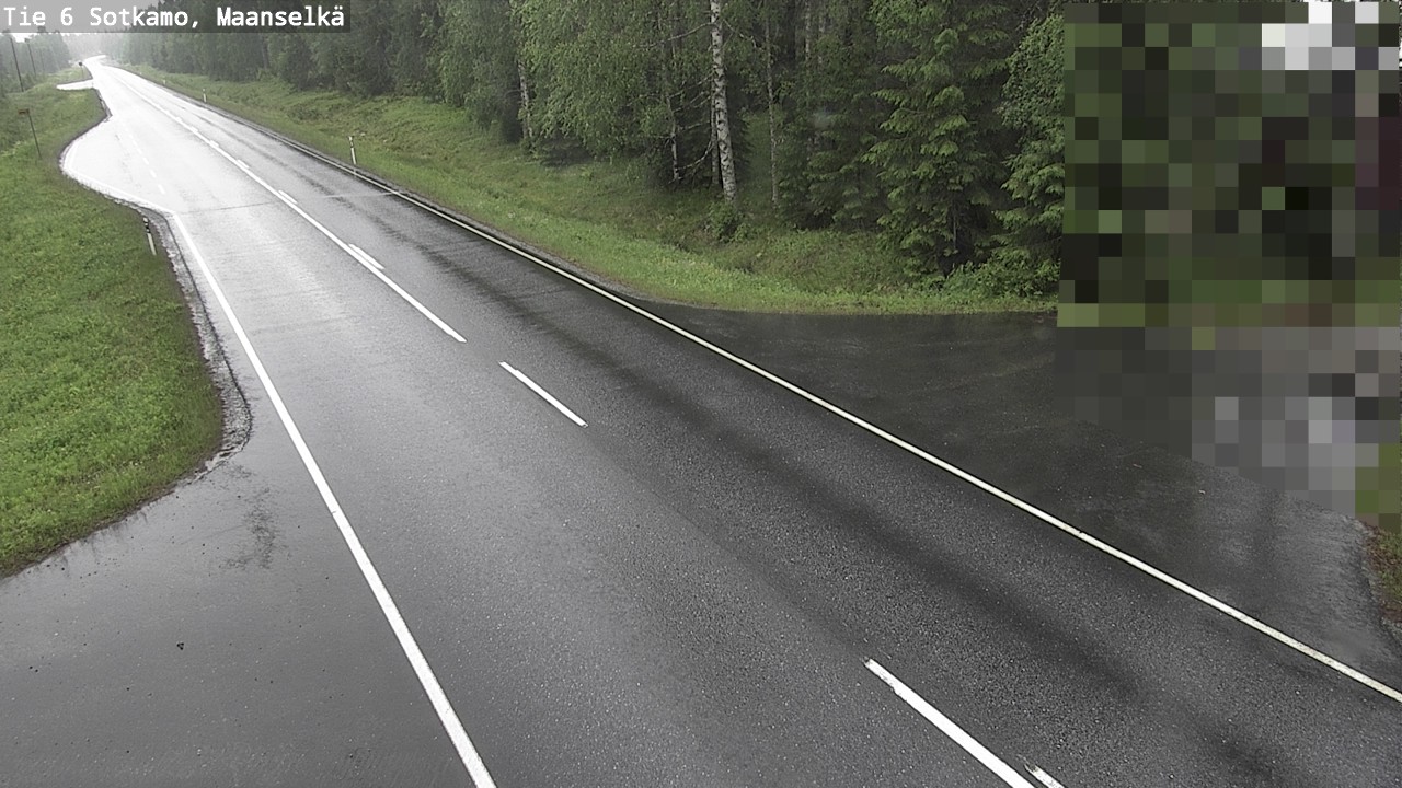 Weather Camera Image Väg 6 Sotkamo, Maanselkä, Sotkamo, Kainuu
