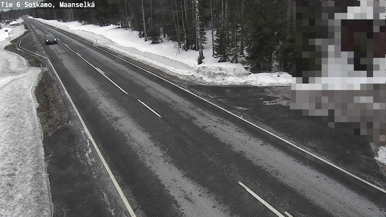 Kelikamerat Kuva Tie 6 Sotkamo, Maanselkä, Sotkamo, Kainuu