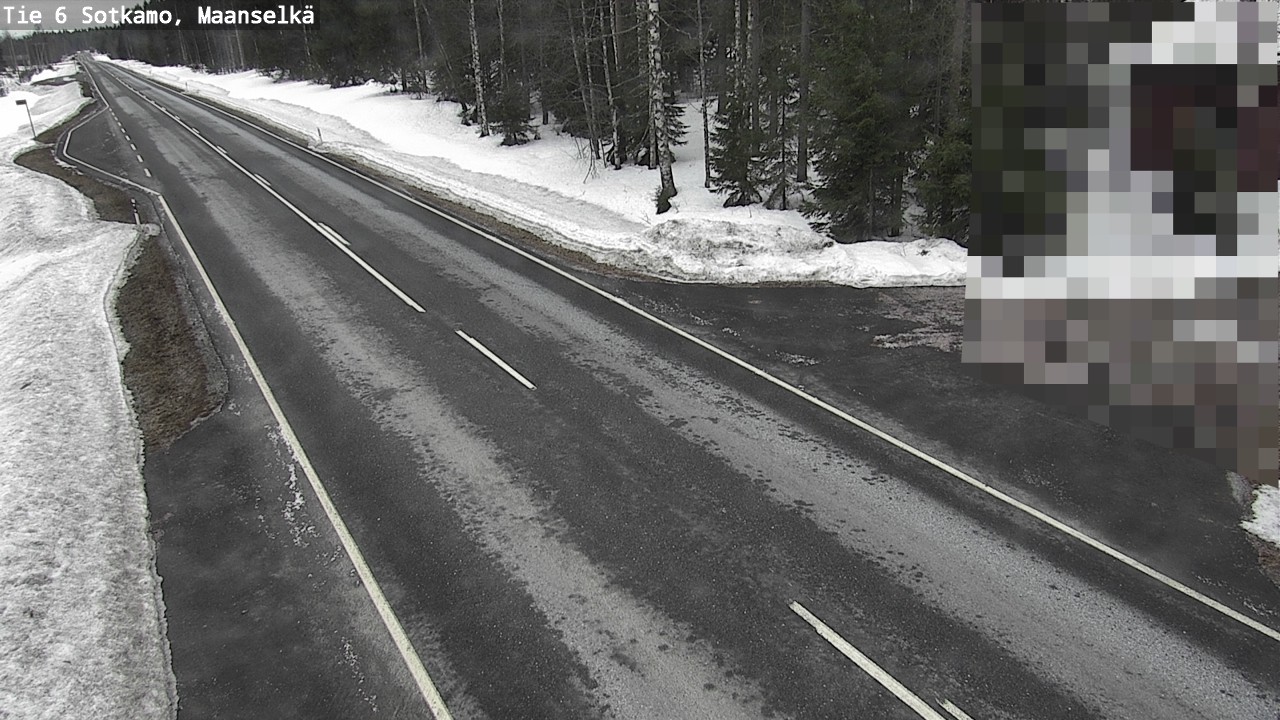 Kelikamerat Kuva Tie 6 Sotkamo, Maanselkä, Sotkamo, Kainuu