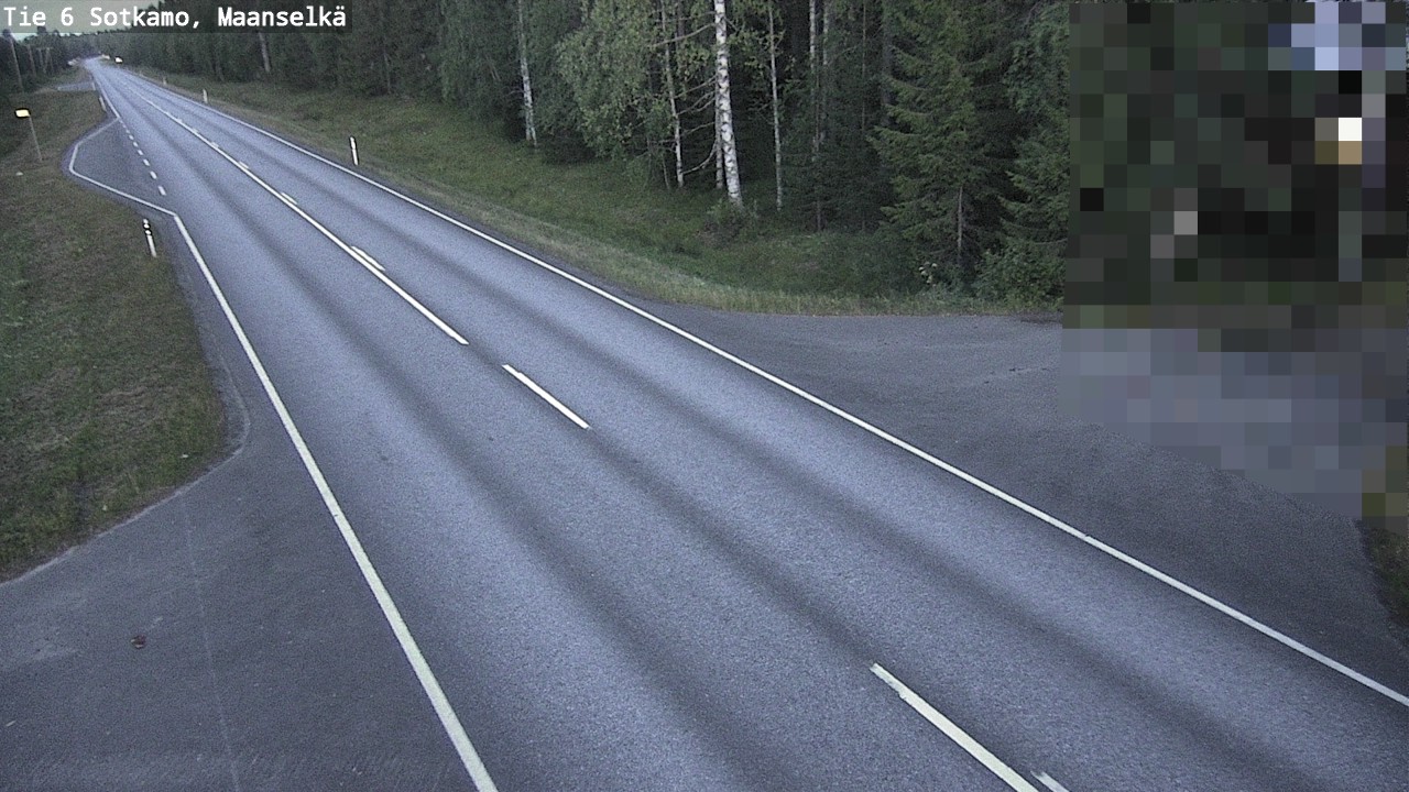 Kelikamerat Kuva Tie 6 Sotkamo, Maanselkä, Sotkamo, Kainuu