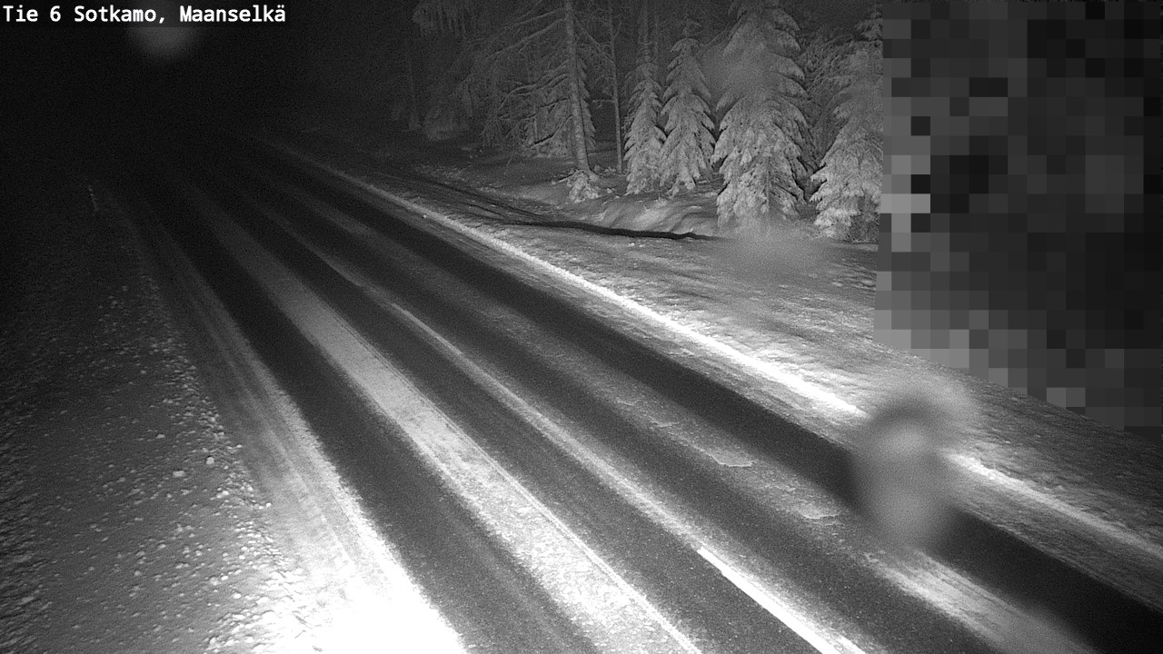 Weather Camera Image Väg 6 Sotkamo, Maanselkä, Sotkamo, Kainuu