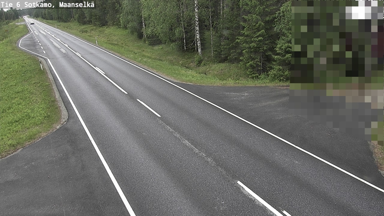 Kelikamerat Kuva Tie 6 Sotkamo, Maanselkä, Sotkamo, Kainuu
