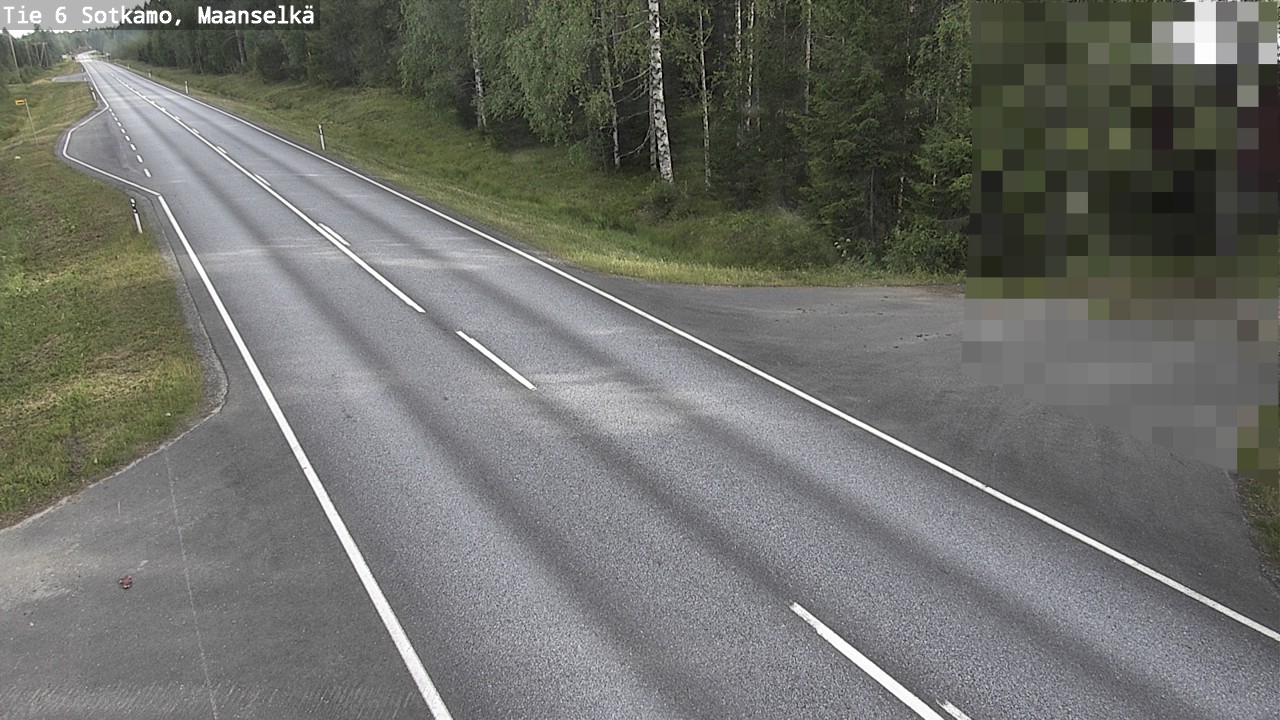 Kelikamerat Kuva Tie 6 Sotkamo, Maanselkä, Sotkamo, Kainuu