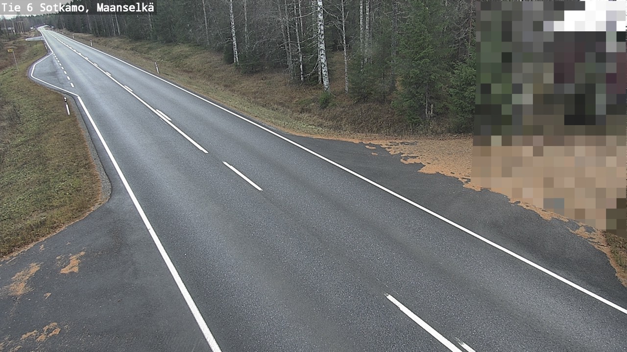 Kelikamerat Kuva Tie 6 Sotkamo, Maanselkä, Sotkamo, Kainuu