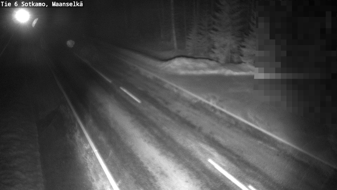 Kelikamerat Kuva Tie 6 Sotkamo, Maanselkä, Sotkamo, Kainuu