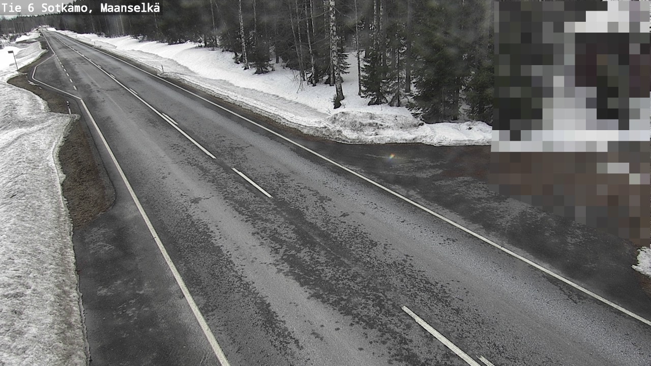Weather Camera Image Road 6 Sotkamo, Maanselkä, Sotkamo, Kainuu