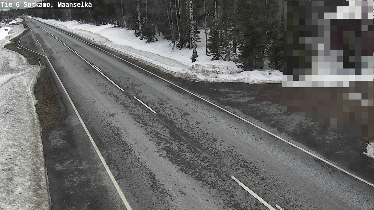 Weather Camera Image Road 6 Sotkamo, Maanselkä, Sotkamo, Kainuu