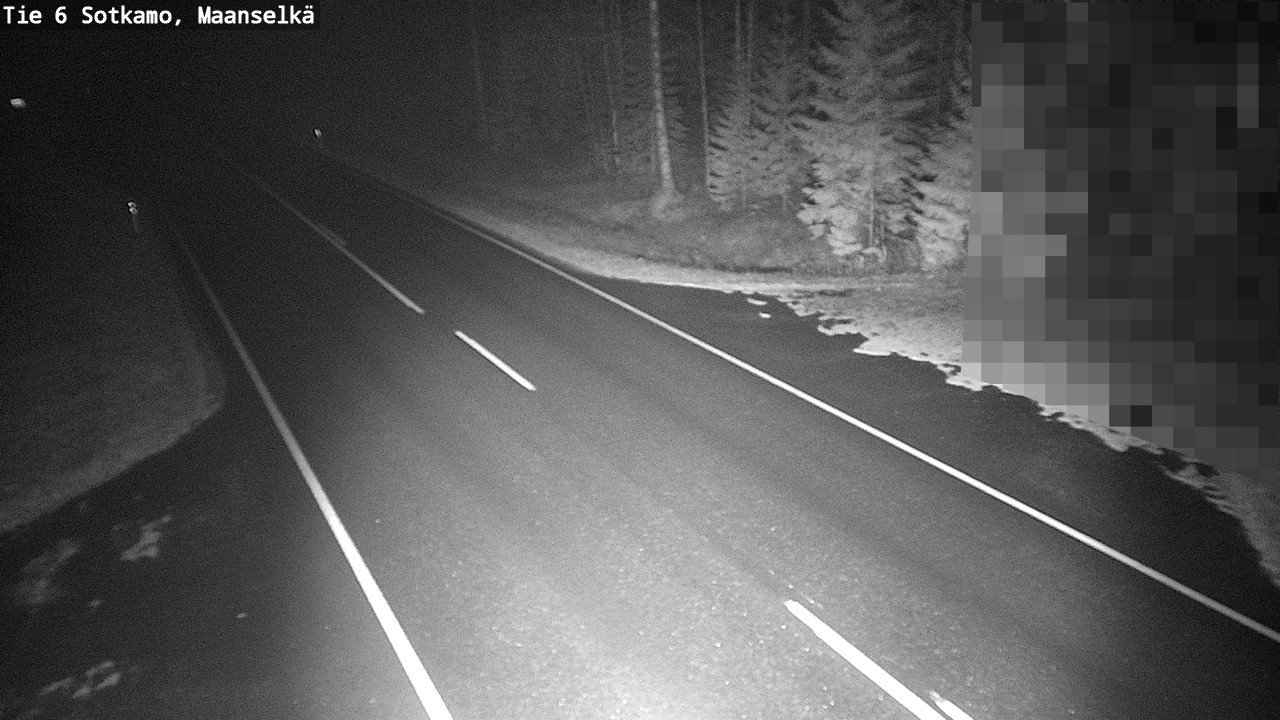 Kelikamerat Kuva Tie 6 Sotkamo, Maanselkä, Sotkamo, Kainuu