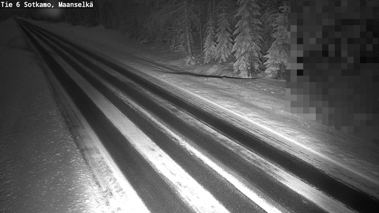 Weather Camera Image Väg 6 Sotkamo, Maanselkä, Sotkamo, Kainuu