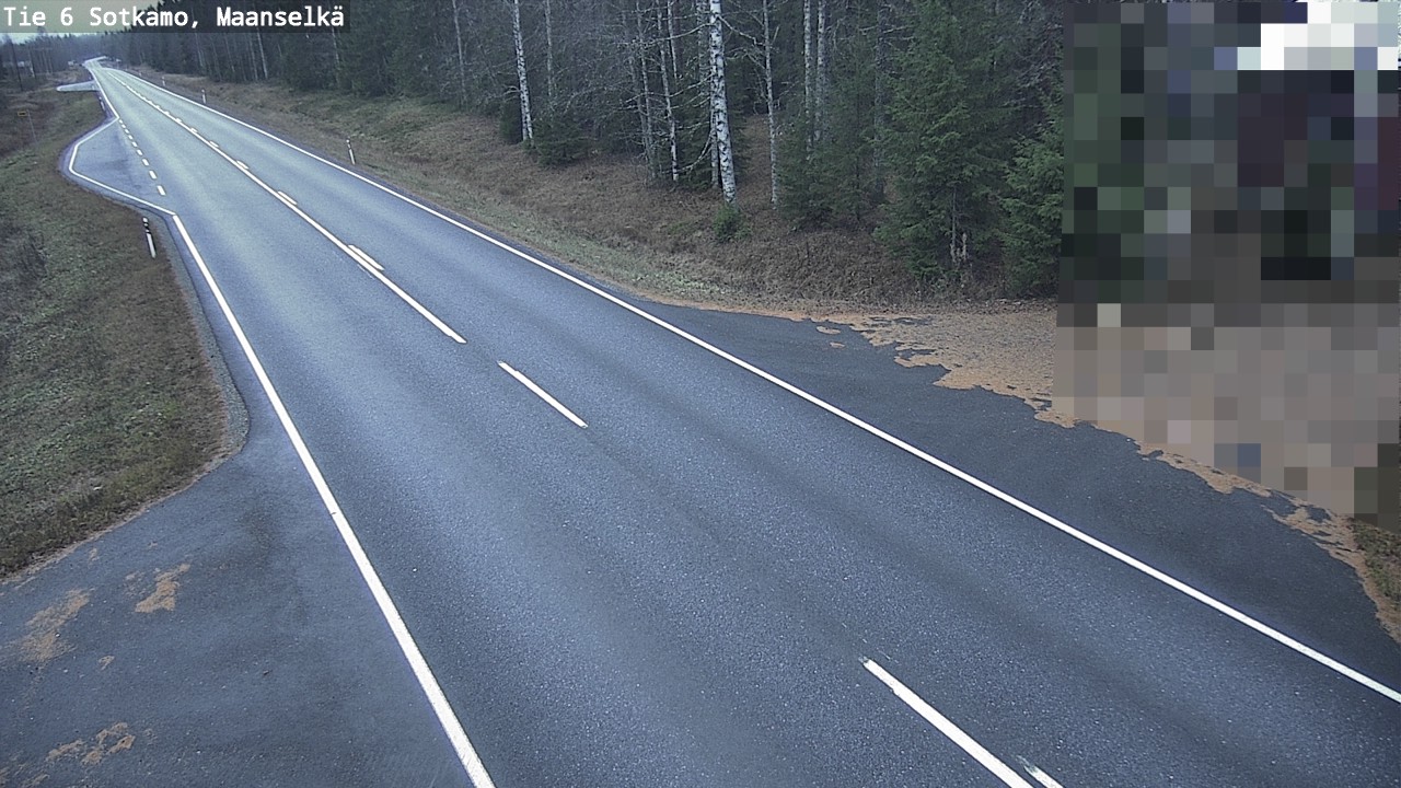 Kelikamerat Kuva Tie 6 Sotkamo, Maanselkä, Sotkamo, Kainuu