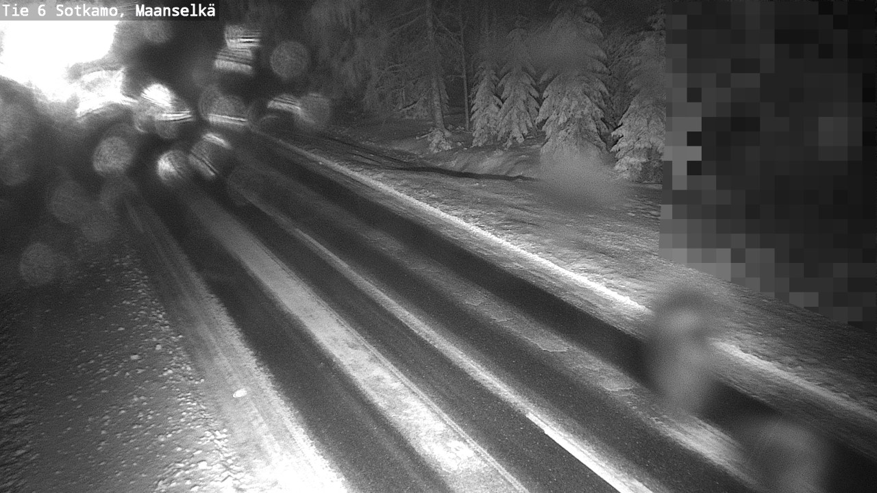 Weather Camera Image Väg 6 Sotkamo, Maanselkä, Sotkamo, Kainuu