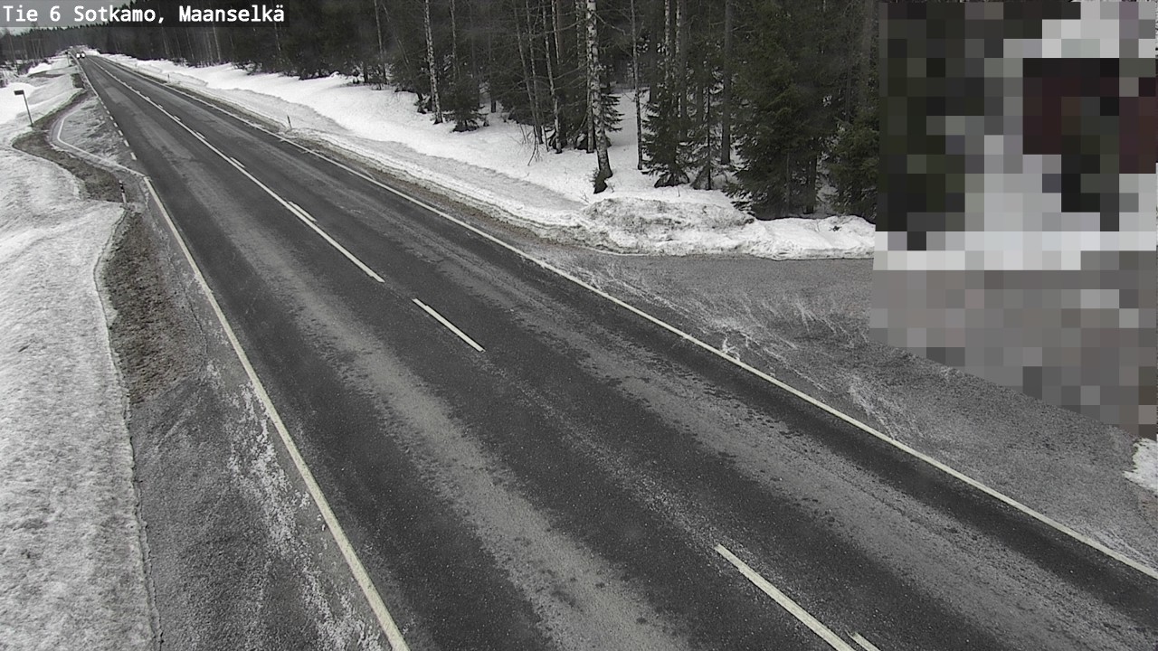 Kelikamerat Kuva Tie 6 Sotkamo, Maanselkä, Sotkamo, Kainuu