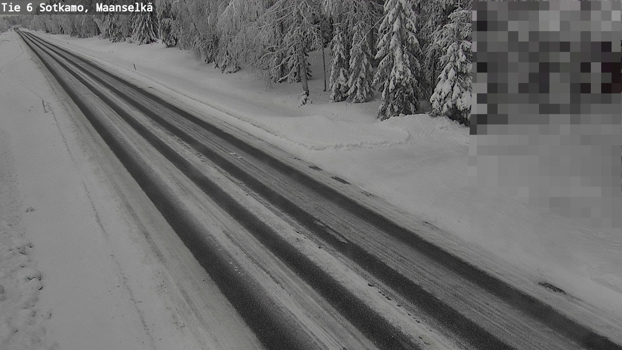Weather Camera Image Väg 6 Sotkamo, Maanselkä, Sotkamo, Kainuu