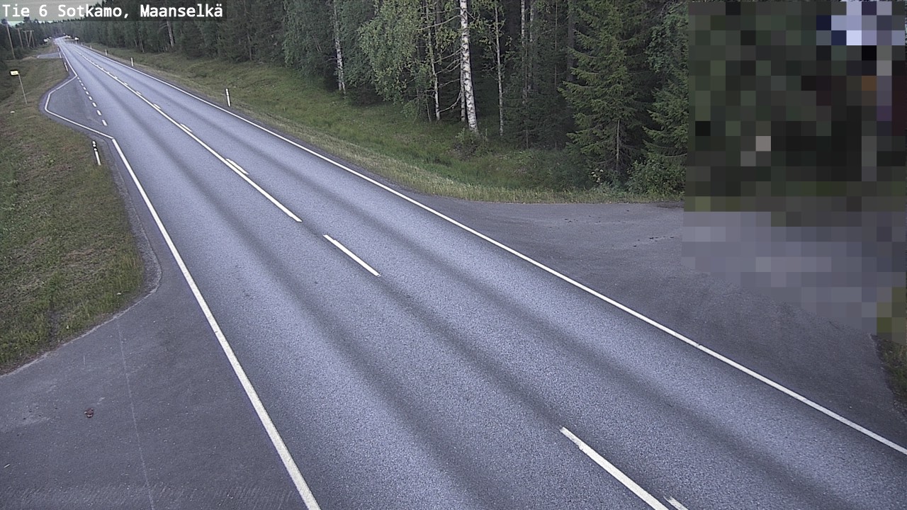 Kelikamerat Kuva Tie 6 Sotkamo, Maanselkä, Sotkamo, Kainuu