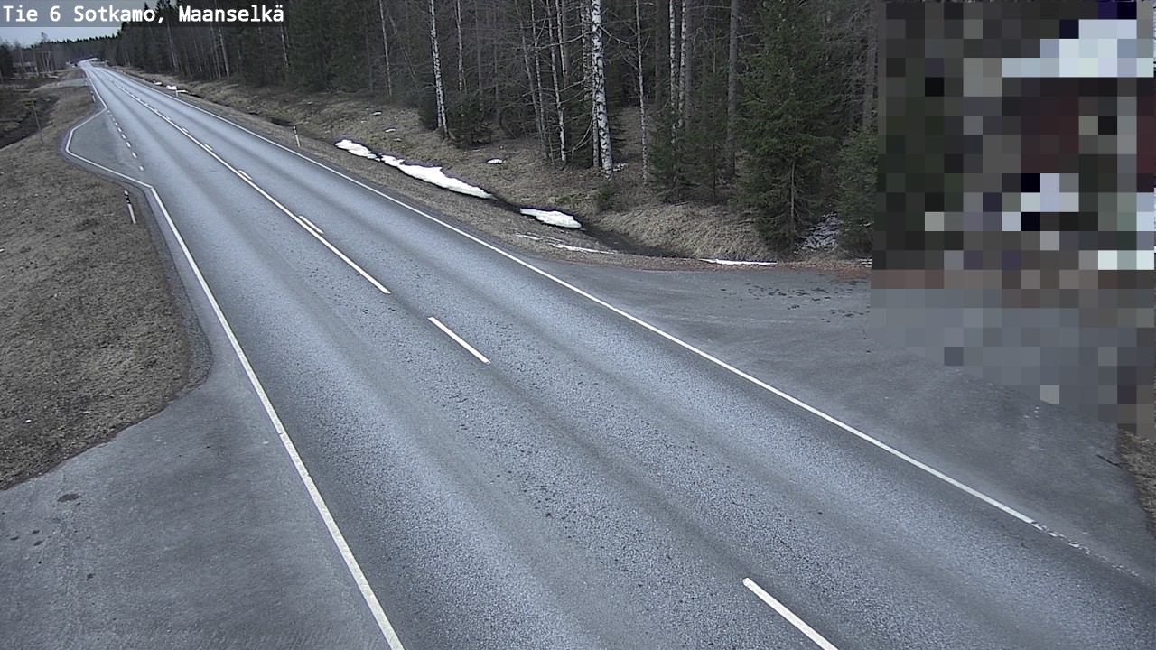 Weather Camera Image Road 6 Sotkamo, Maanselkä, Sotkamo, Kainuu