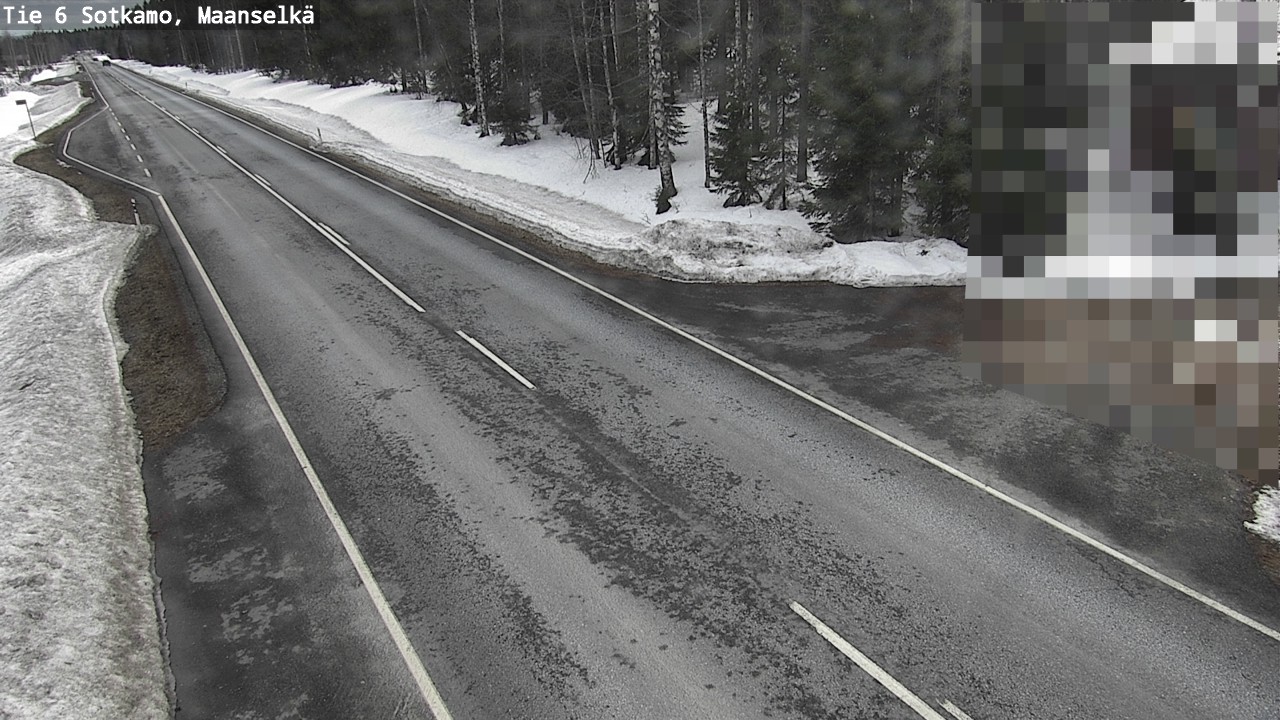 Weather Camera Image Road 6 Sotkamo, Maanselkä, Sotkamo, Kainuu