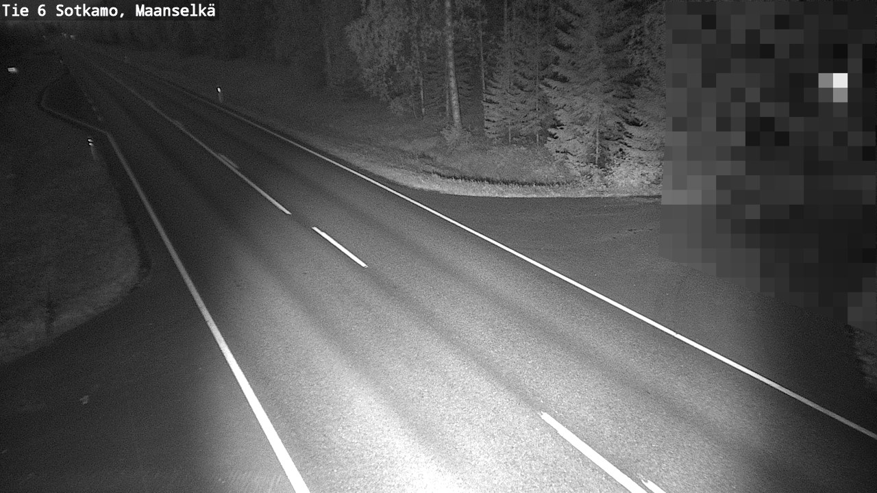 Kelikamerat Kuva Tie 6 Sotkamo, Maanselkä, Sotkamo, Kainuu