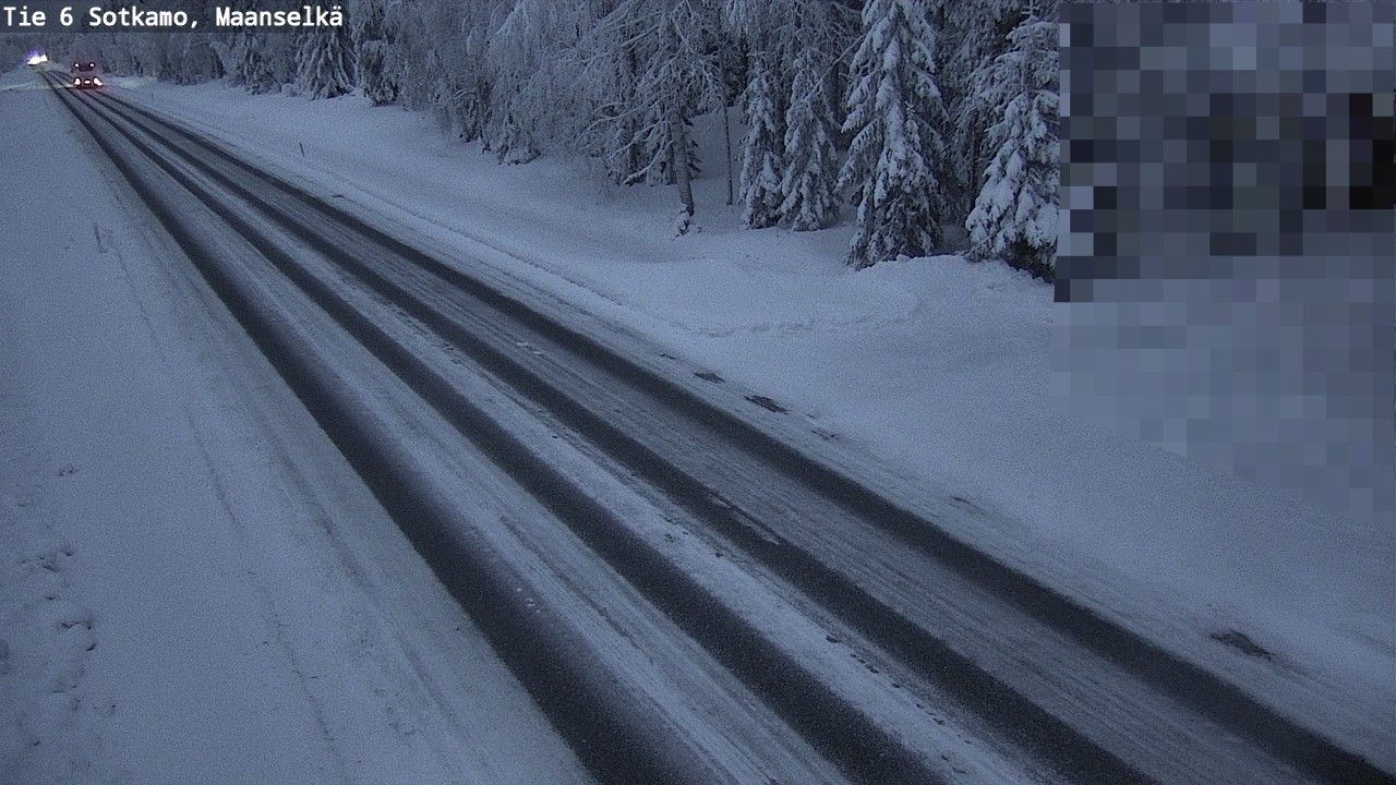 Weather Camera Image Väg 6 Sotkamo, Maanselkä, Sotkamo, Kainuu