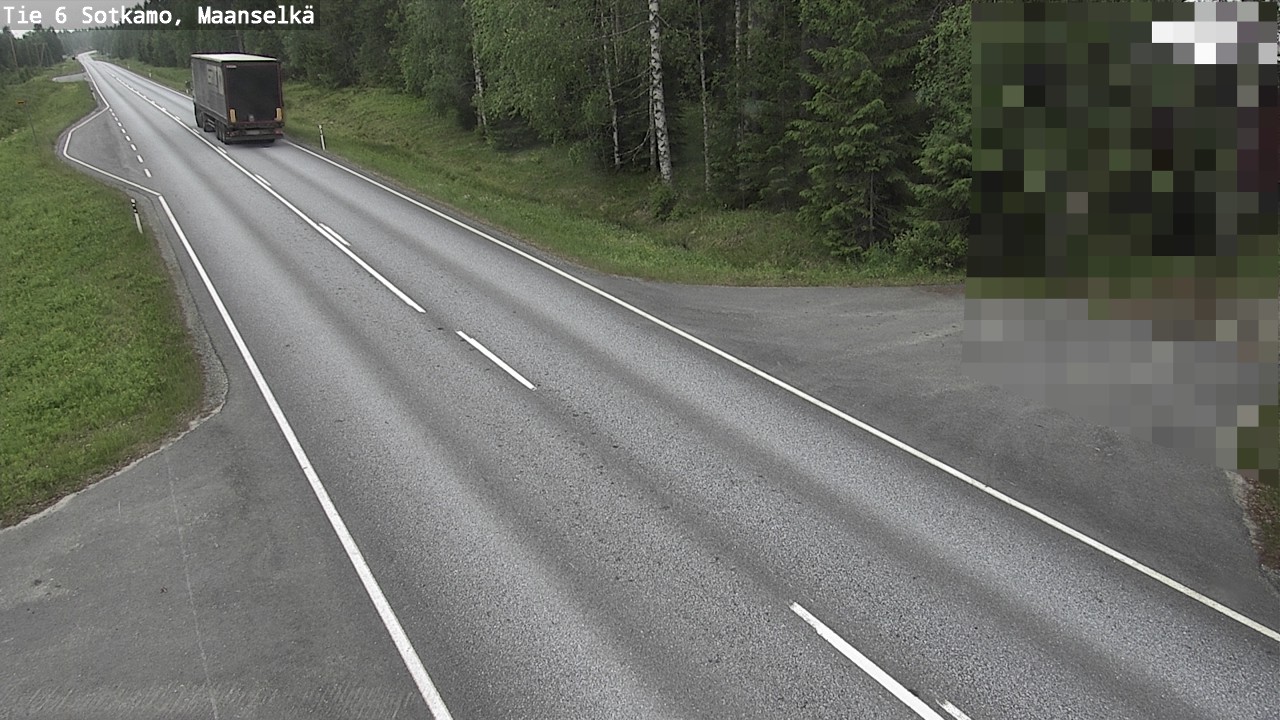 Kelikamerat Kuva Tie 6 Sotkamo, Maanselkä, Sotkamo, Kainuu