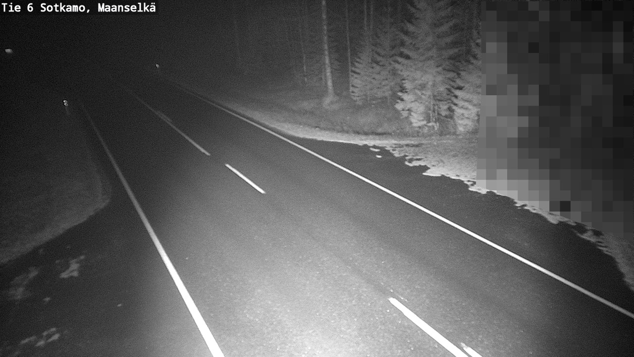 Kelikamerat Kuva Tie 6 Sotkamo, Maanselkä, Sotkamo, Kainuu