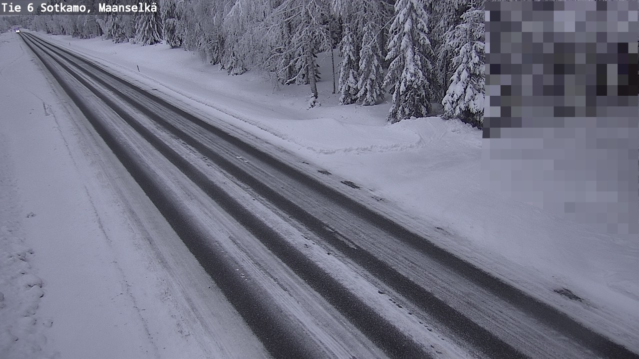 Weather Camera Image Väg 6 Sotkamo, Maanselkä, Sotkamo, Kainuu