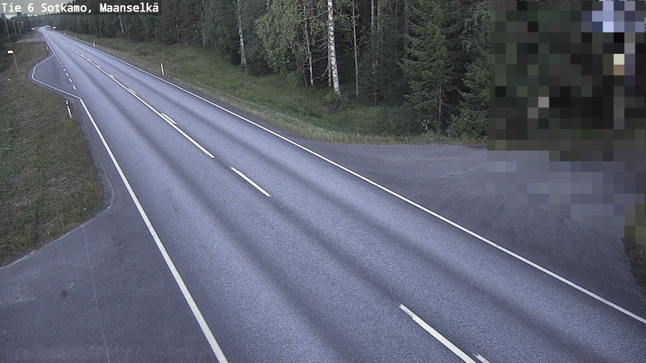Kelikamerat Kuva Tie 6 Sotkamo, Maanselkä, Sotkamo, Kainuu