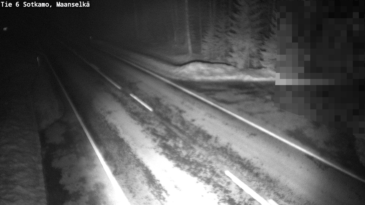 Weather Camera Image Väg 6 Sotkamo, Maanselkä, Sotkamo, Kainuu