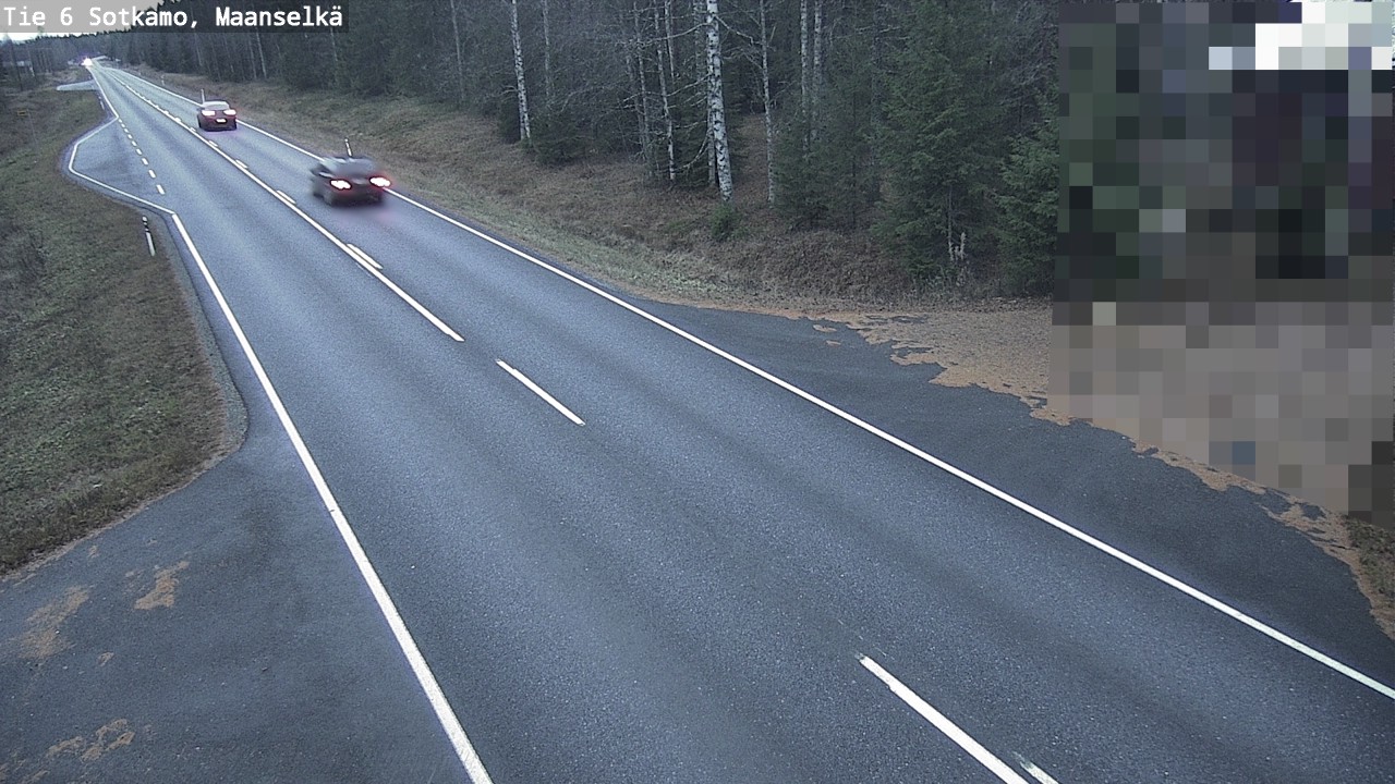 Weather Camera Image Road 6 Sotkamo, Maanselkä, Sotkamo, Kainuu