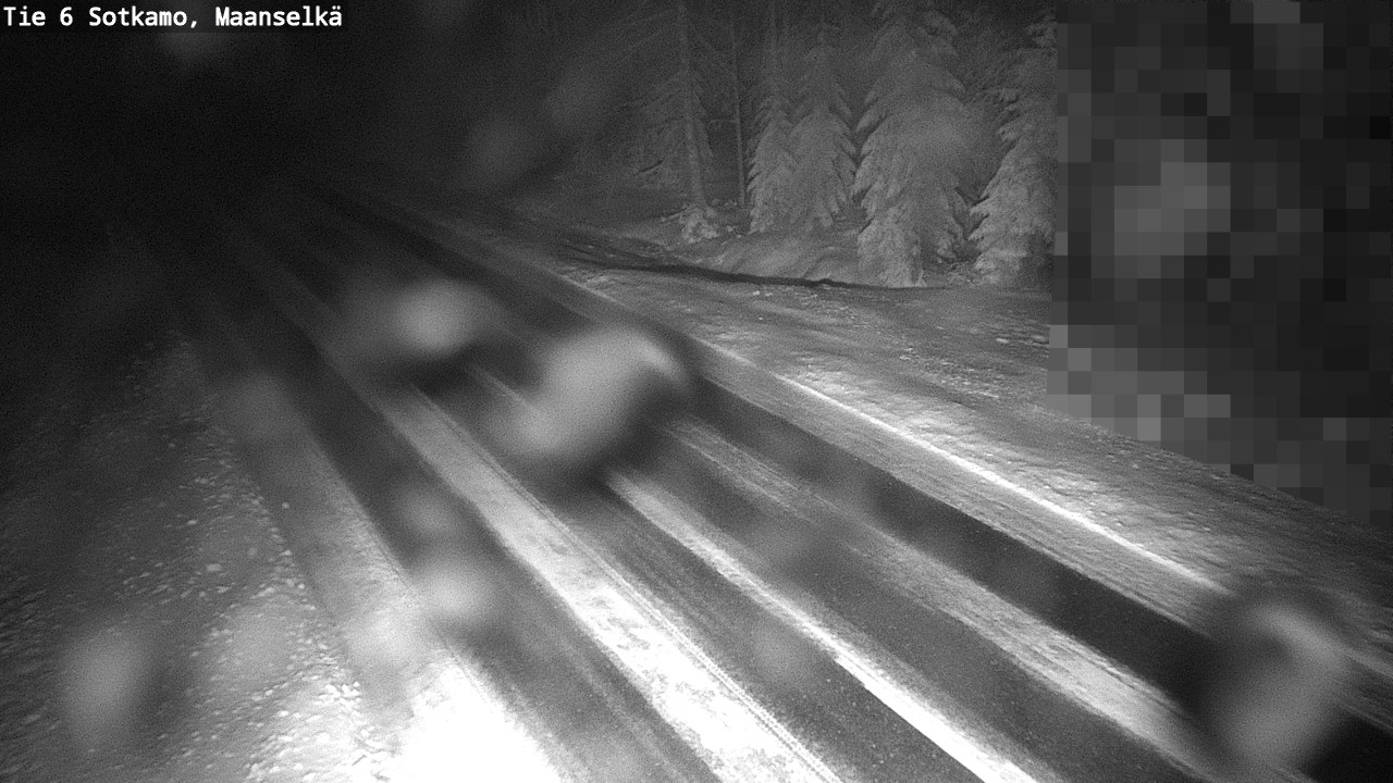 Weather Camera Image Väg 6 Sotkamo, Maanselkä, Sotkamo, Kainuu
