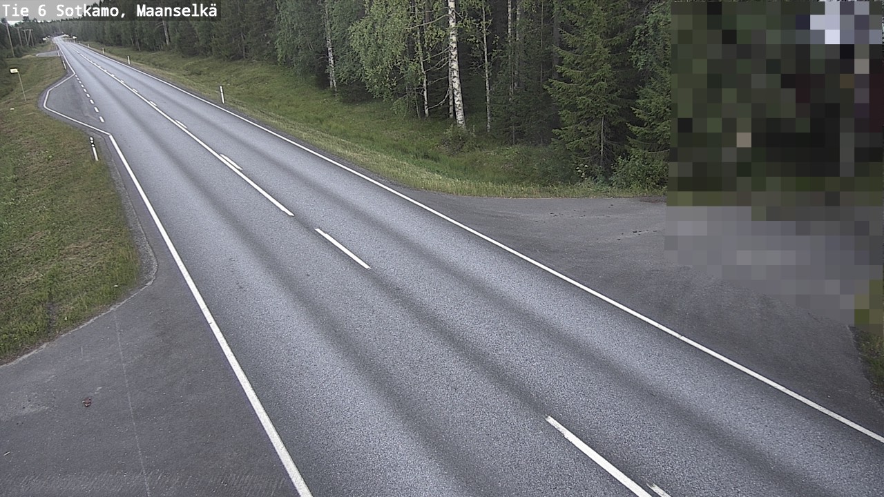 Kelikamerat Kuva Tie 6 Sotkamo, Maanselkä, Sotkamo, Kainuu