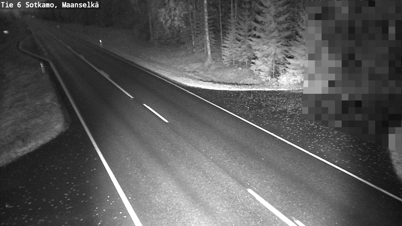 Kelikamerat Kuva Tie 6 Sotkamo, Maanselkä, Sotkamo, Kainuu