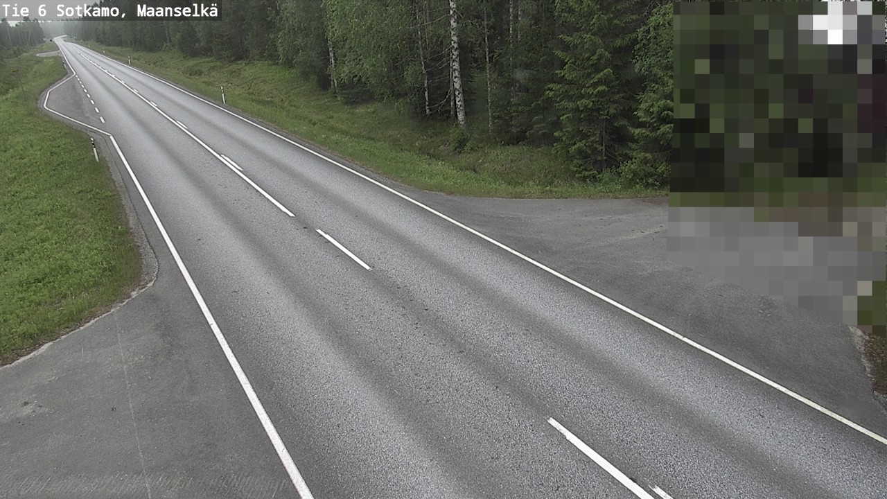 Kelikamerat Kuva Tie 6 Sotkamo, Maanselkä, Sotkamo, Kainuu