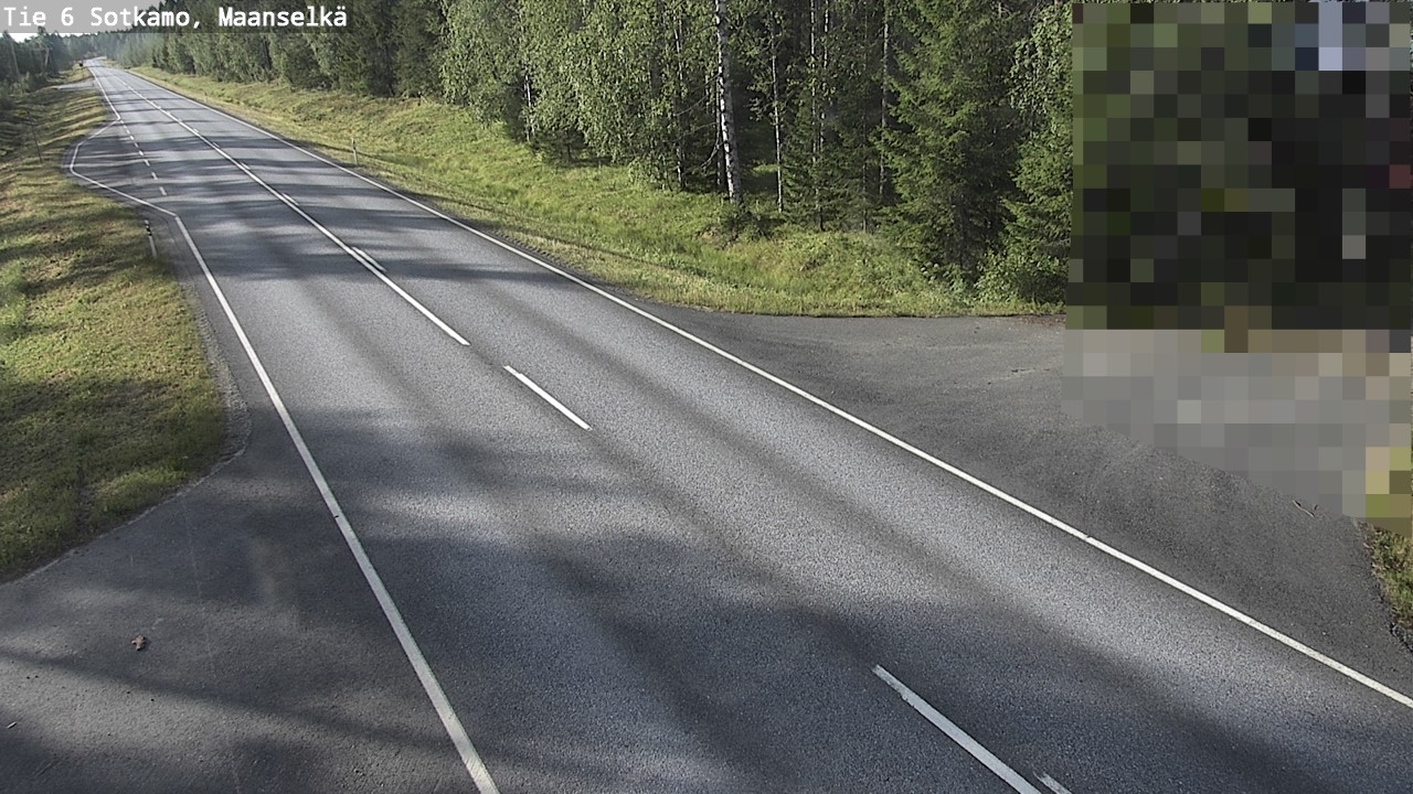 Weather Camera Image Road 6 Sotkamo, Maanselkä, Sotkamo, Kainuu