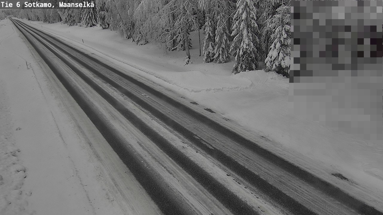 Weather Camera Image Väg 6 Sotkamo, Maanselkä, Sotkamo, Kainuu