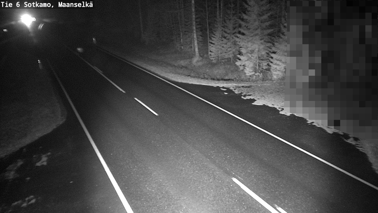 Kelikamerat Kuva Tie 6 Sotkamo, Maanselkä, Sotkamo, Kainuu