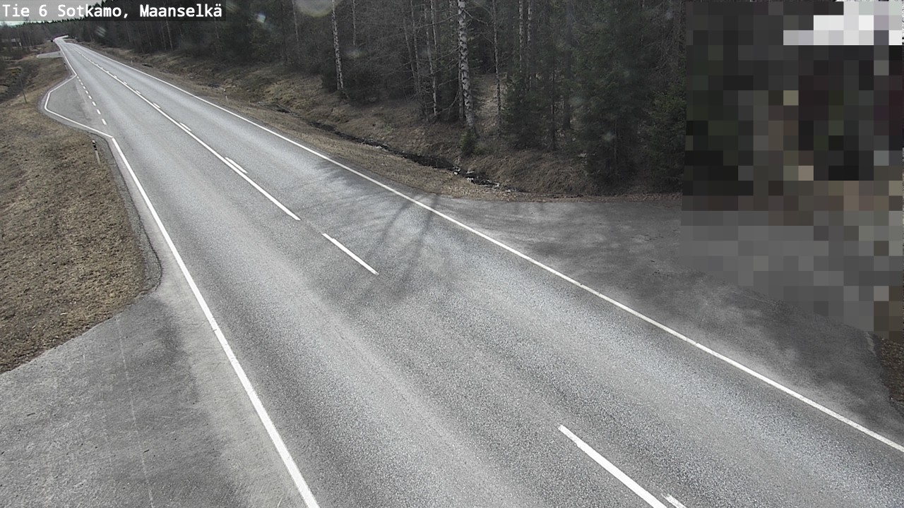 Weather Camera Image Road 6 Sotkamo, Maanselkä, Sotkamo, Kainuu