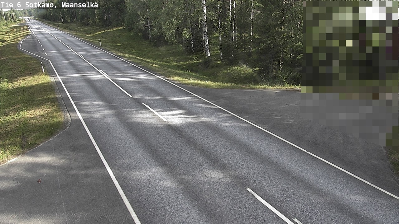 Kelikamerat Kuva Tie 6 Sotkamo, Maanselkä, Sotkamo, Kainuu