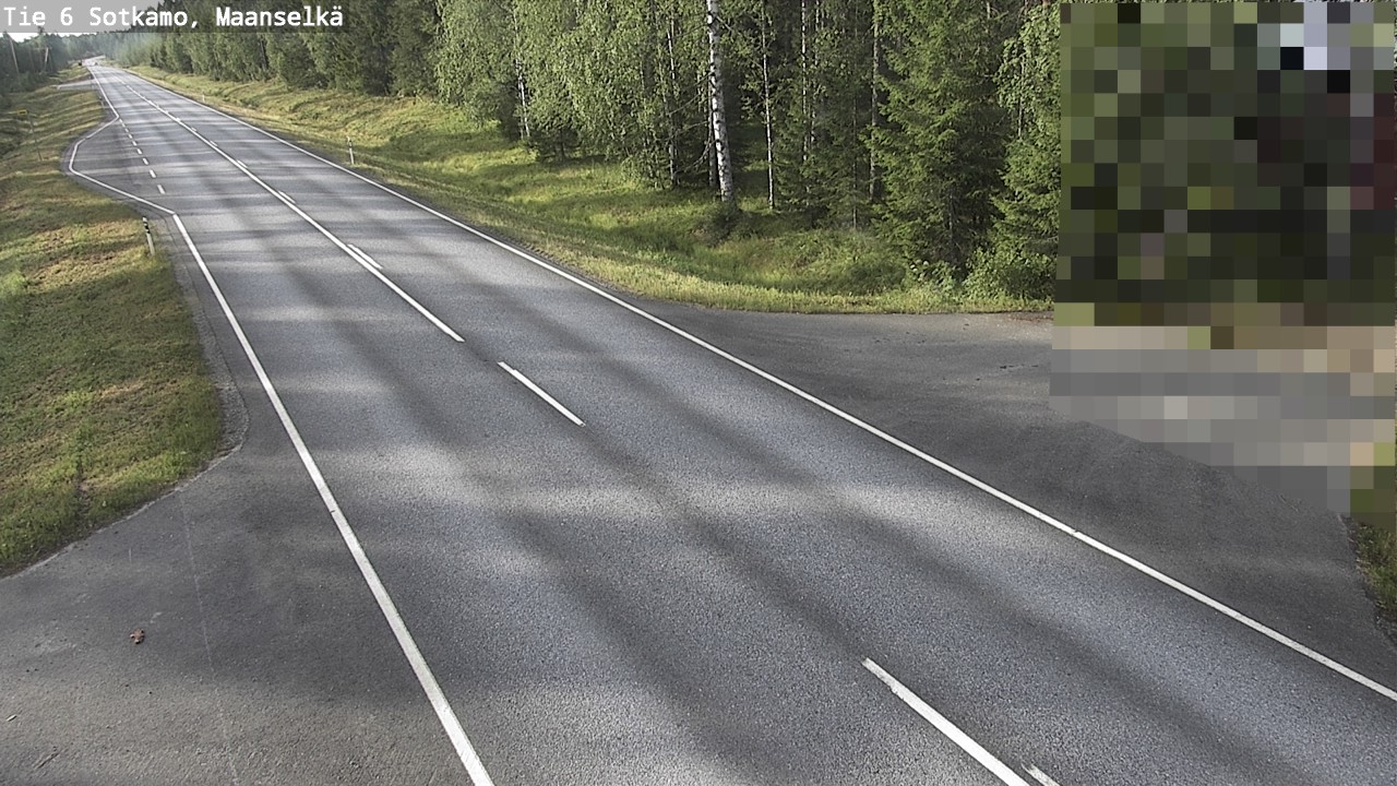 Weather Camera Image Road 6 Sotkamo, Maanselkä, Sotkamo, Kainuu