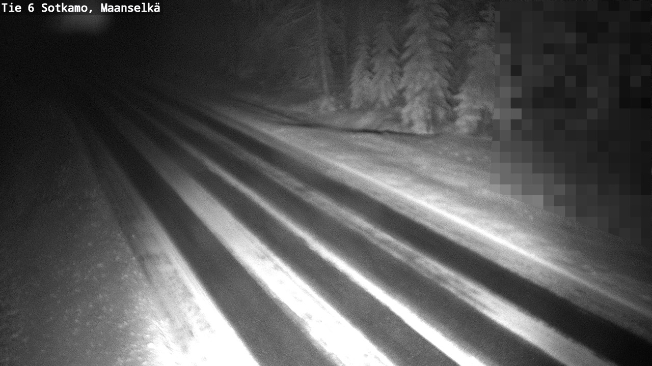 Weather Camera Image Väg 6 Sotkamo, Maanselkä, Sotkamo, Kainuu
