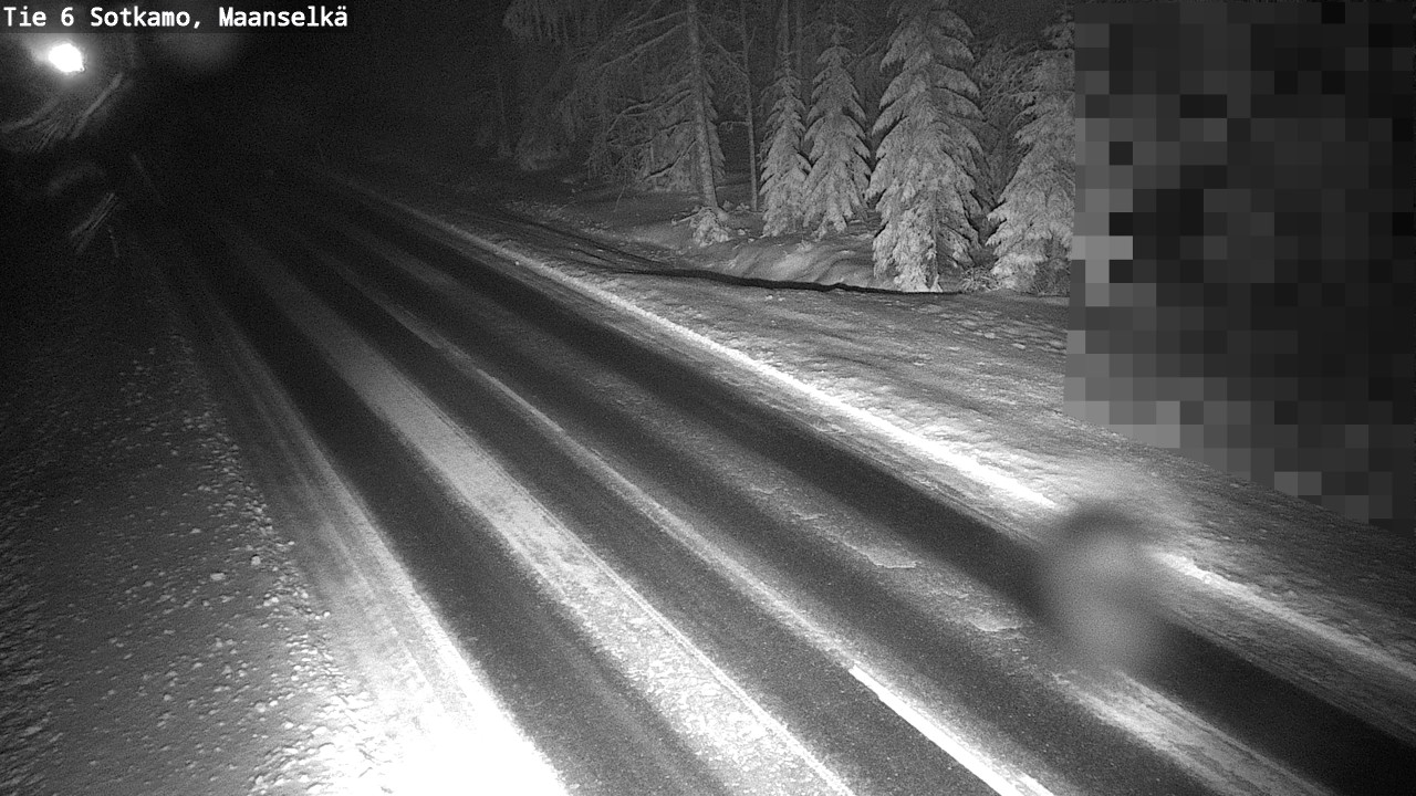 Weather Camera Image Väg 6 Sotkamo, Maanselkä, Sotkamo, Kainuu