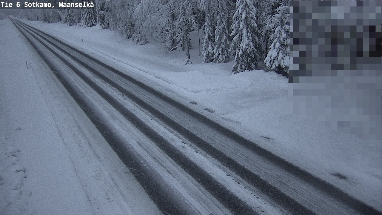 Kelikamerat Kuva Tie 6 Sotkamo, Maanselkä, Sotkamo, Kainuu