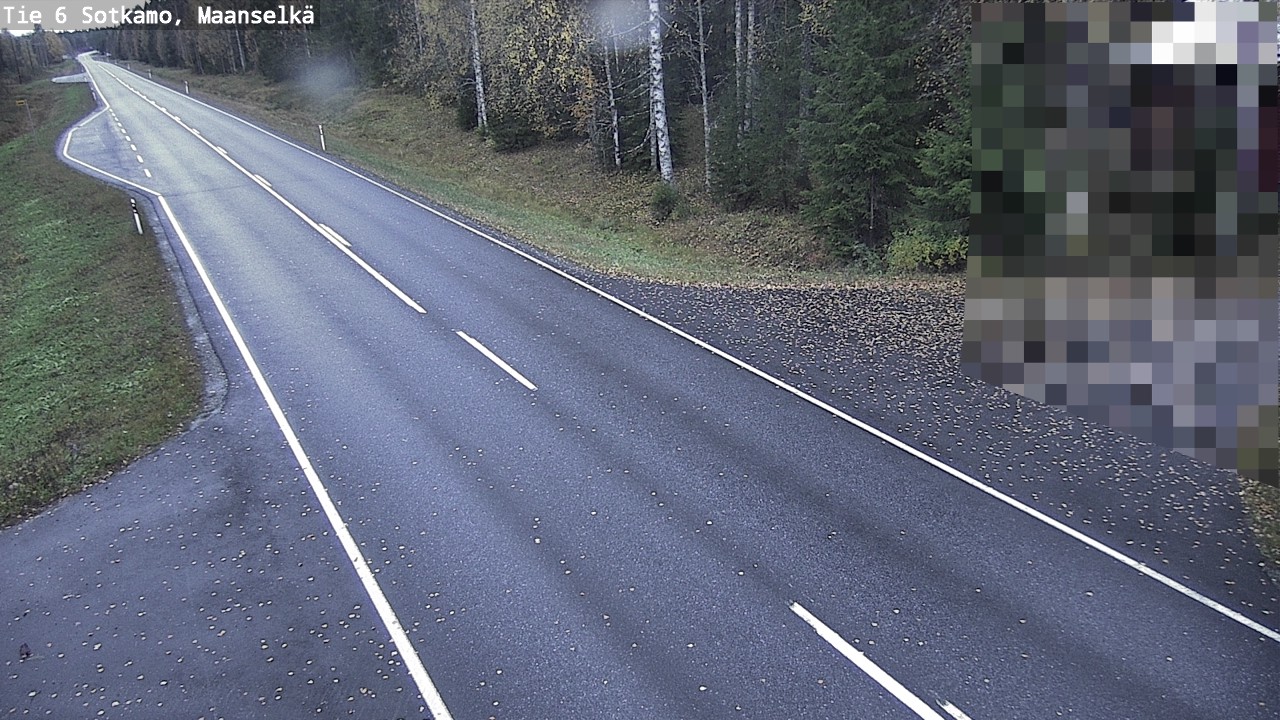 Kelikamerat Kuva Tie 6 Sotkamo, Maanselkä, Sotkamo, Kainuu